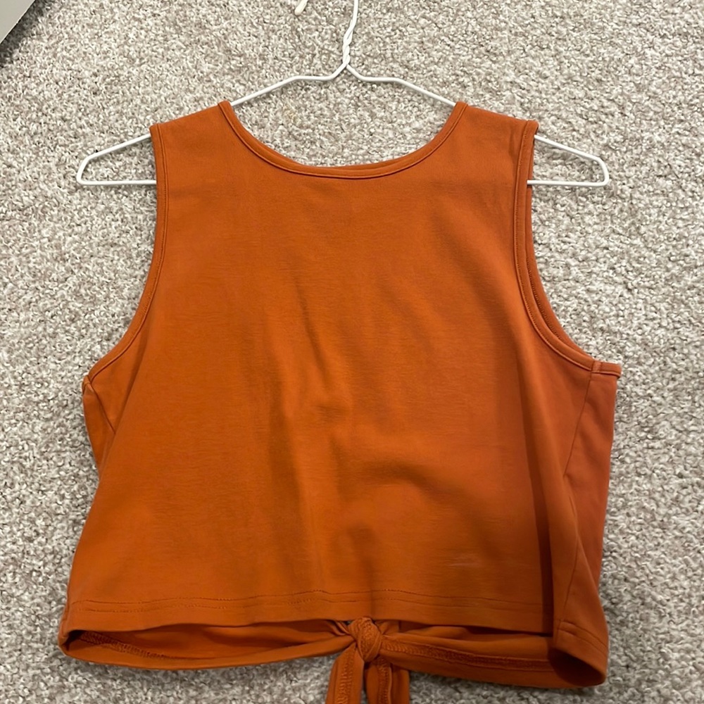 Burnt orange tank top